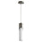 Oxygen Lighting Ellipse 4000K Tall Pendant, 3.5 Glass/Satin Nickel - 3-678-40124