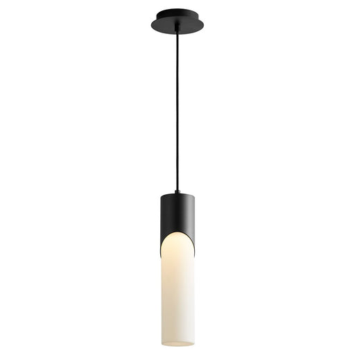 Oxygen Lighting Ellipse 4000K Tall Pendant, 3.5 Acrylic/Black