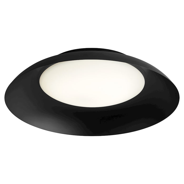 Oxygen Lighting Bongo 1 Light 20" Flush Mount, Black