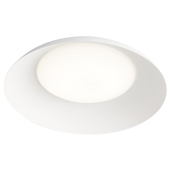 Oxygen Lighting Bongo 1 Light 20" Flush Mount, White