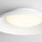 Oxygen Lighting Bongo 1 Light 20" Flush Mount, White