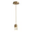Oxygen Lighting Spirit 5" Pendant 2700K, Aged Brass