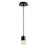 Oxygen Lighting Spirit 5" Pendant 3500K, Black