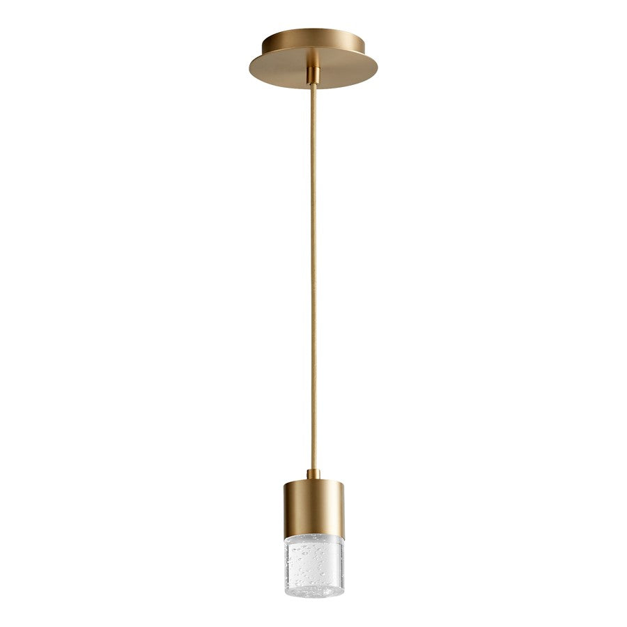 Oxygen Lighting Spirit 5" Pendant 3500K, Aged Brass - 3-68-3540