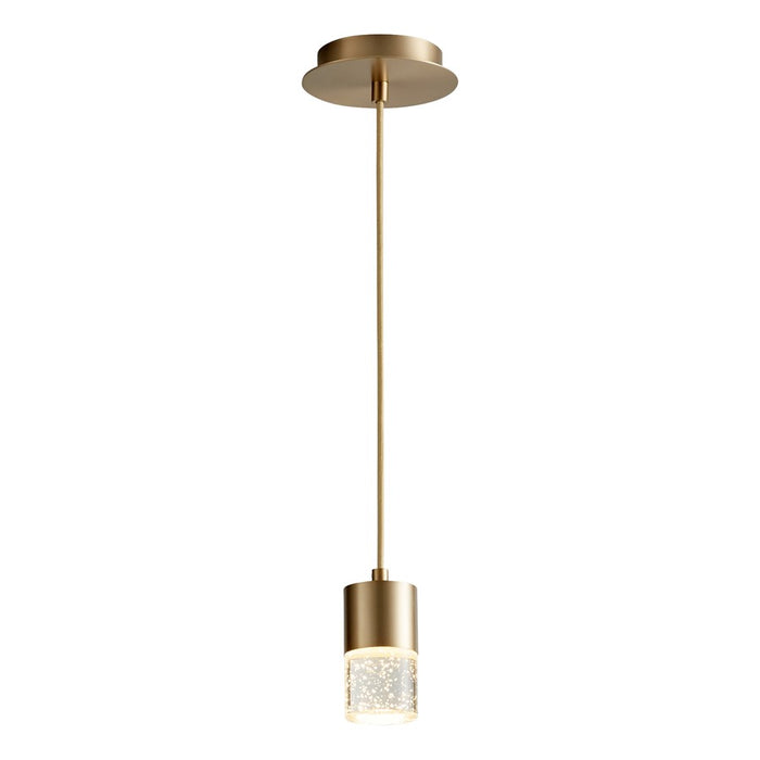 Oxygen Lighting Spirit 5" Pendant 4000K, Aged Brass