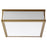 Oxygen Lighting Modulo 2700K 2Lt 120V Dim Ceiling Mount, Aged Brass - 3-683-2740