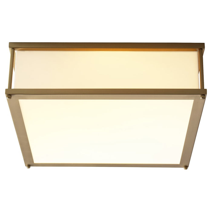 Oxygen Lighting Modulo 2Lt 120V Em Ceiling Mount, Aged Brass