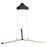 Oxygen Lighting Estrella 1 Light Pendant, Black