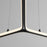 Oxygen Lighting Estrella 1 Light Pendant, Black