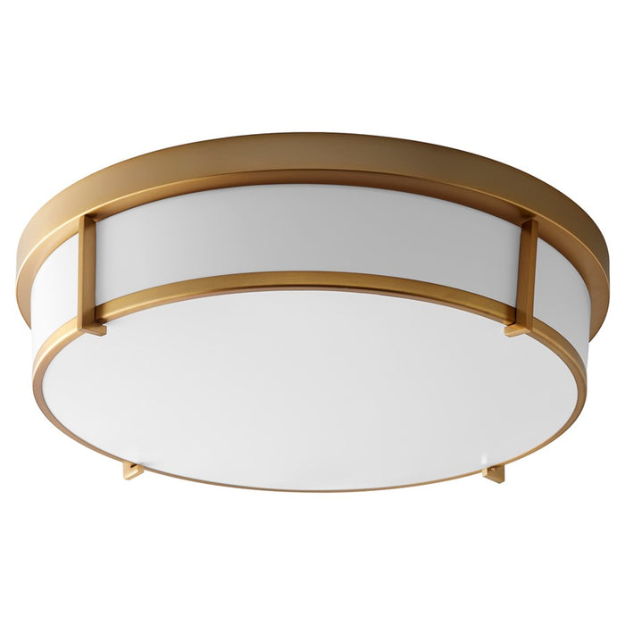 Oxygen Lighting Io 2700 17" 120V Dim Ceiling Mount, Aged Brass - 3-689-2740