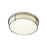Oxygen Lighting Io 3500 17" 120V Dim Ceiling Mount, Satin Nickel