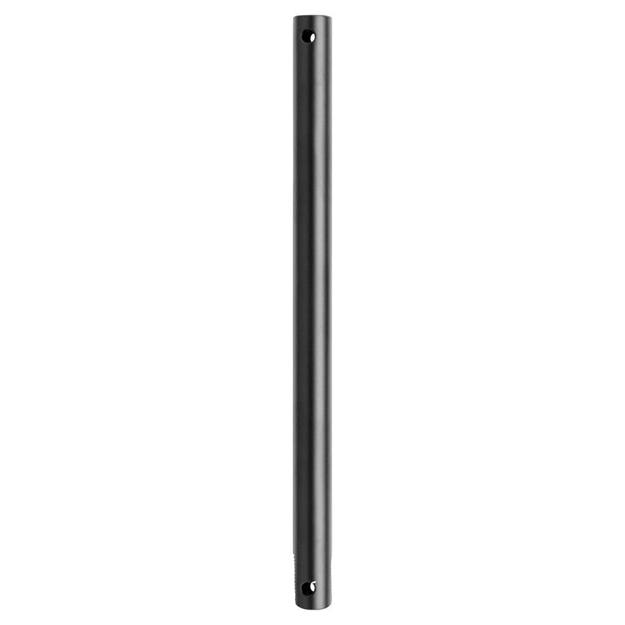 Oxygen Lighting 12" Downrod 3/4"D, Black - 3-69-1215