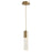 Oxygen Lighting Spirit 13" 2700K Pendant 3000K, Aged Brass