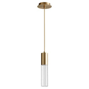 Oxygen Lighting Spirit 13" 4000K Pendant 3000K, Aged Brass - 3-69-3540