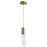 Oxygen Lighting Spirit 13" 4000K Pendant 3000K, Aged Brass - 3-69-3540