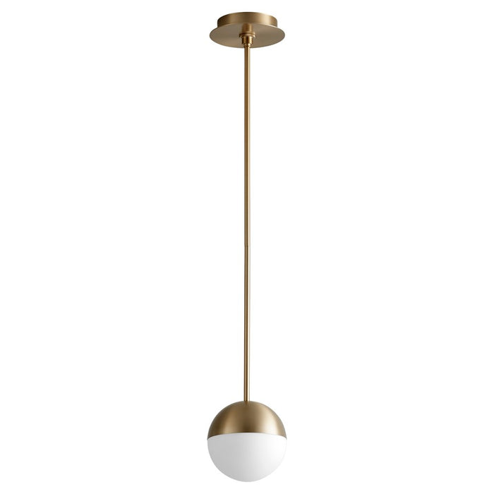 Oxygen Lighting Mondo 3500K 6" Pendant, Aged Brass - 3-6900-3540