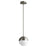 Oxygen Lighting Mondo 2700K 8" Pendant, Stn - 3-6901-2724