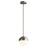 Oxygen Lighting Mondo 2700K 8" Pendant, Stn