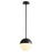 Oxygen Lighting Mondo 3500K 10" Pendant, Black