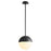 Oxygen Lighting Mondo 2700K 12" Pendant, Black