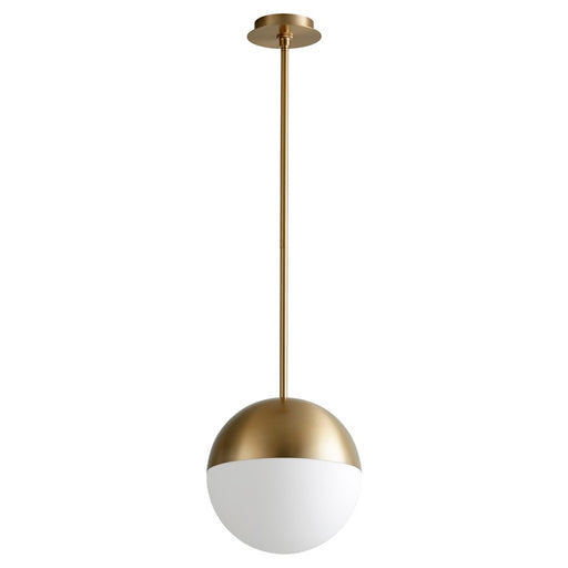 Oxygen Lighting Mondo 3500K 12" Pendant, Aged Brass - 3-6903-3540