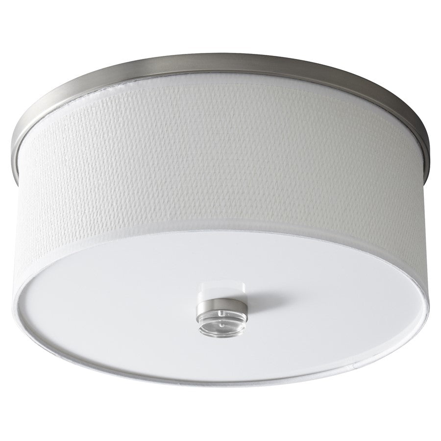 Oxygen Lighting Echo 2700K 120V Dim Ceiling Mount, Nickel - 3-695-2724