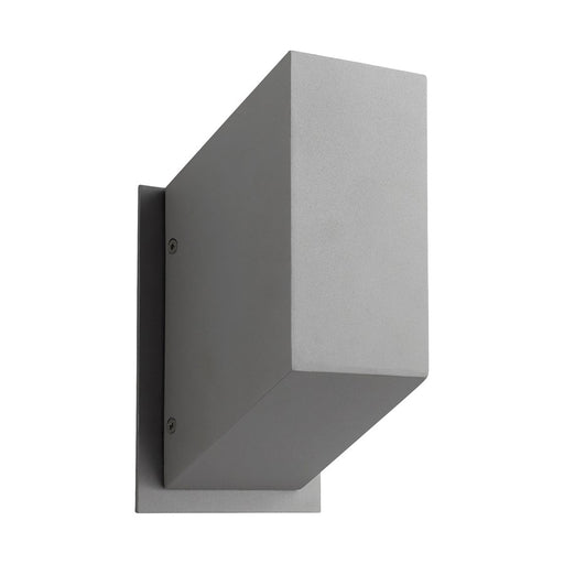 Oxygen Lighting Uno 4000K Sm Outdoor Sconce 120V, Grey - 3-700-4016