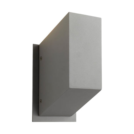 Oxygen Lighting Uno 4000K Sm Outdoor Sconce 120V, Grey