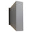 Oxygen Lighting Duo 2700K Sm Outdoor Sconce 120V, Grey