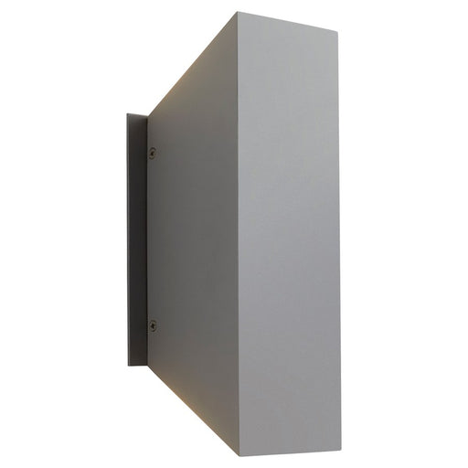 Oxygen Lighting Duo 2700K Sm Outdoor Sconce 120V, Grey