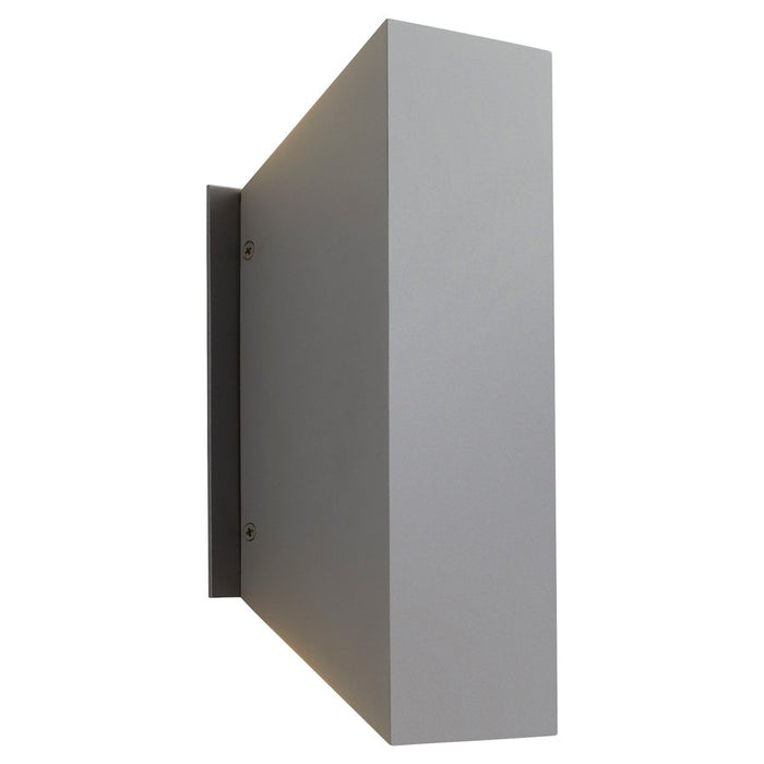Oxygen Lighting Duo 2700K Sm Outdoor Sconce 120V, Grey