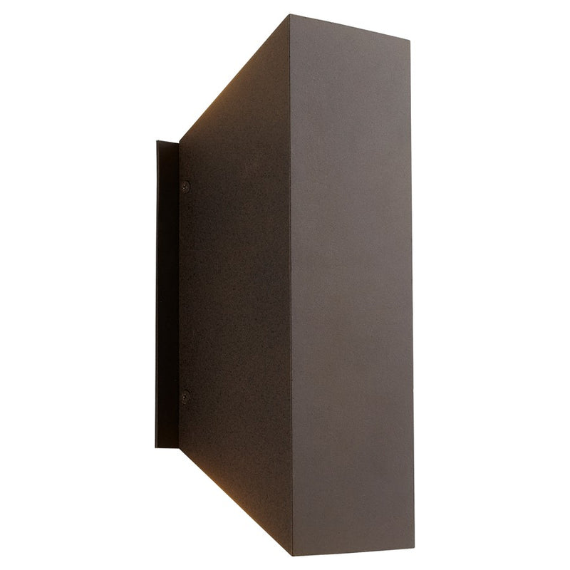 Oxygen Lighting Duo 2700K Sm Outdoor Sconce 120V, Oiled Bronze