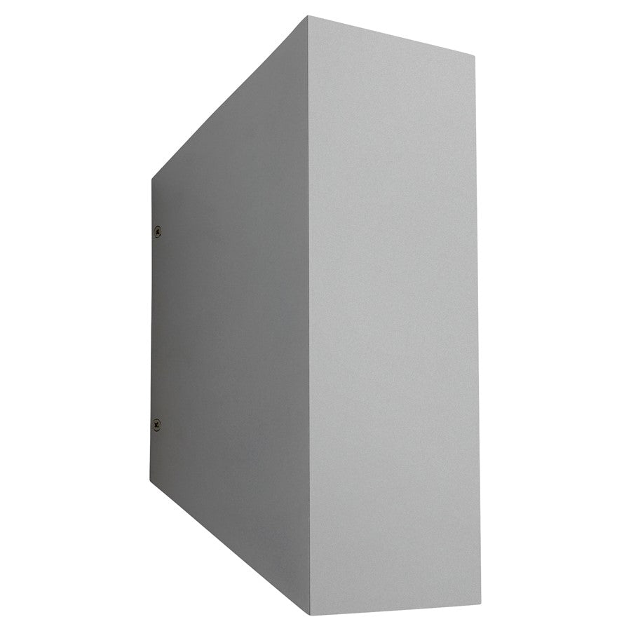 Oxygen Lighting Duo 3500K Lg Outdoor Sconce 120V, Grey - 3-703-3516
