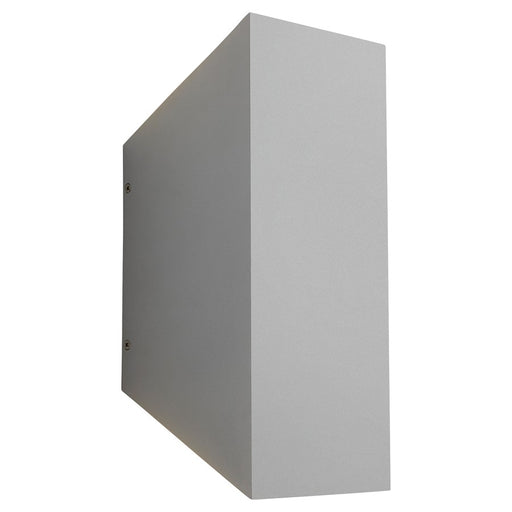 Oxygen Lighting Duo 4000K Lg Outdoor Sconce 120V, Grey