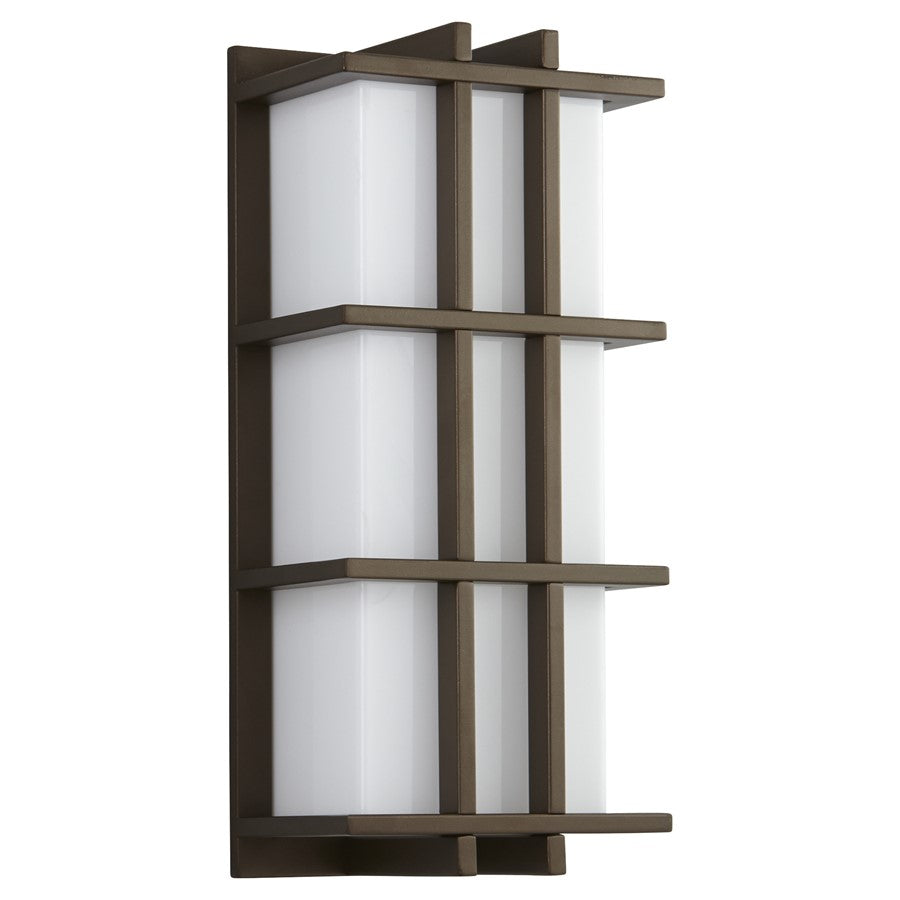 Oxygen Lighting Telshor 3500K Outdoor Sconce 120V Dim, Oil Bronze - 3-710-35222