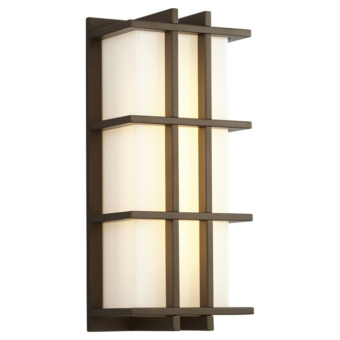Oxygen Lighting Telshor 4000K Outdoor Sconce 120V Dim, Oil Bronze