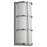 Oxygen Lighting Leda 120V Em Outdoor Sconce, Nickel - 3-712-224-EM