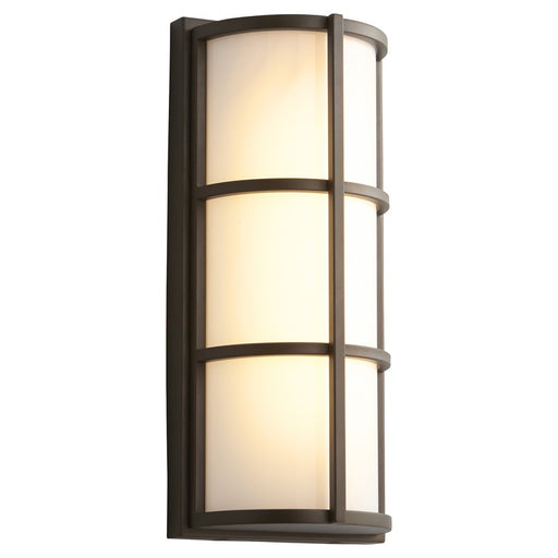Oxygen Lighting Leda 2700K 120V Dim Outdoor Sconce, Bronze