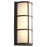Oxygen Lighting Leda 3500K 120V Dim Outdoor Sconce, Bronze