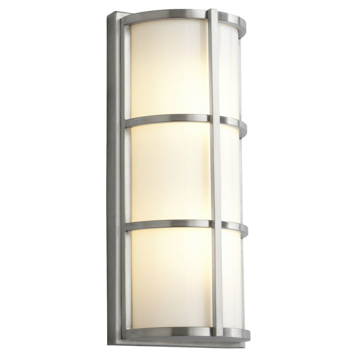 Oxygen Lighting Leda 3500K 120V Dim Out Sconce, Stn