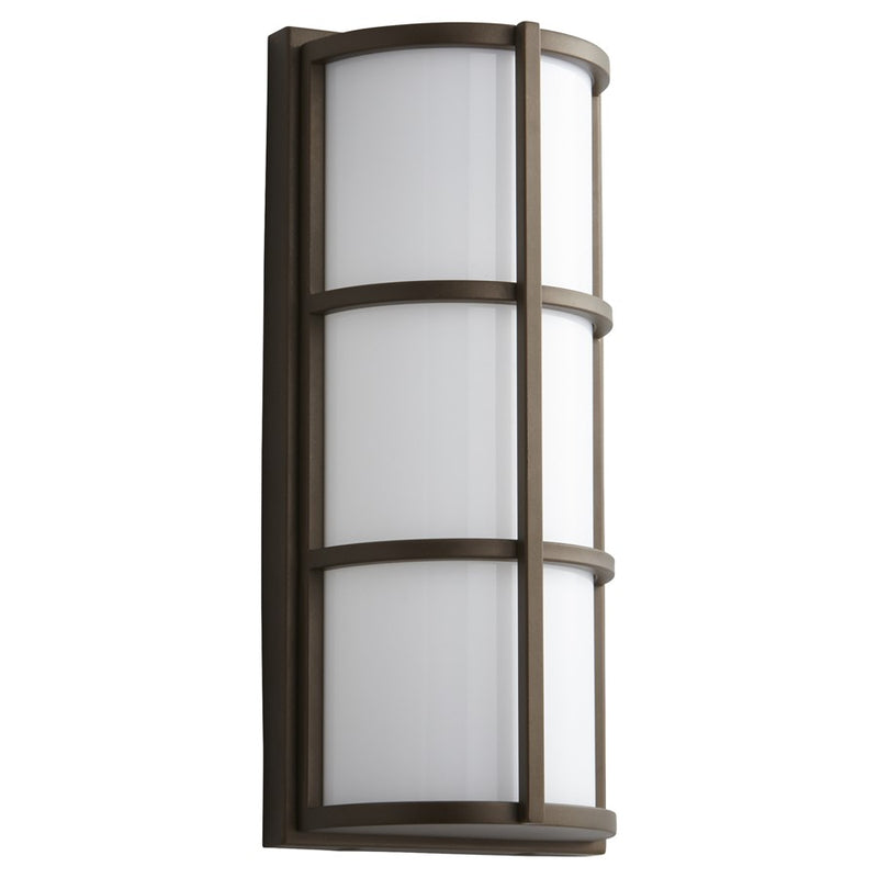Oxygen Lighting Leda 4000K 120V Dim Outdoor Sconce, Oil Bronze - 3-712-40222