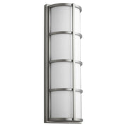 Oxygen Lighting Leda 3500K 120V Dim Outdoor Sconce, Stn - 3-713-35224