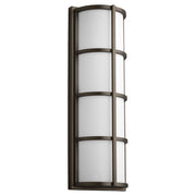 Oxygen Lighting Leda 4000K 120V Dim Outdoor Sconce, Oiled Bronze - 3-713-40222