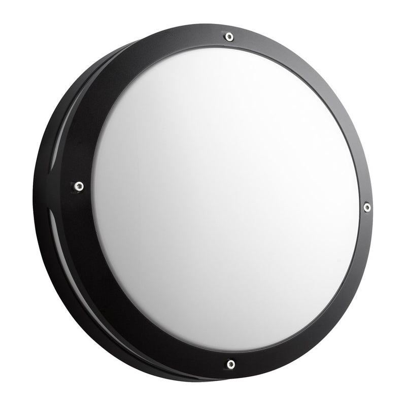 Oxygen Lighting Regio 2700K 120V Dim Outdoor Sconce, Black - 3-719-2715