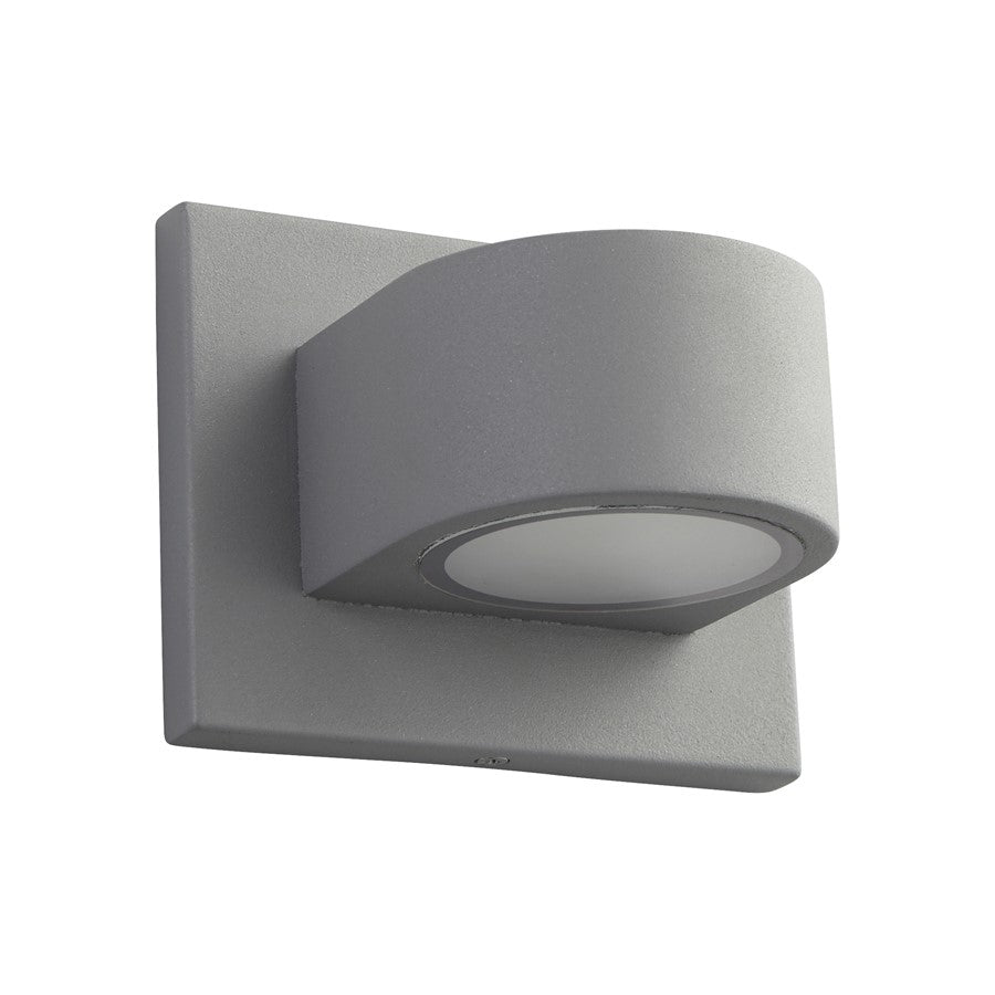 Oxygen Lighting Eris 2700K 2Lt 120V Dim Outdoor Sconce, Grey - 3-721-2716