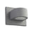 Oxygen Lighting Eris 3500K 2Lt 120V Dim Outdoor Sconce, Grey - 3-721-3516