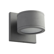 Oxygen Lighting Ceres 2700K 2Lt 120V Dim Outdoor Sconce, Grey - 3-727-2716