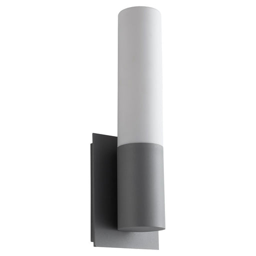 Oxygen Lighting Magneta 3500K Wet 120V Outdoor Sconce, Grey - 3-728-3516