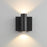 Oxygen Lighting Motto 1 Light LED Outdoor Sconce, Black