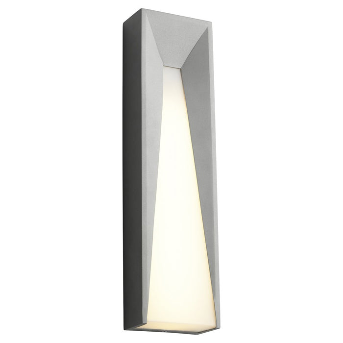 Oxygen Lighting Calypso 730 4000K 120V Dim Outdoor Sconce, Grey